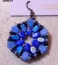 Hexagonal bead earrings (customisable) - Image 1