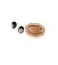 Shell Stud Earrings, Black Lip Mother of Pearl Sterling Silver Studs - Image 6