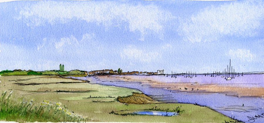 Essex – Burnham-on-Crouch from the Marina 04 DL Card