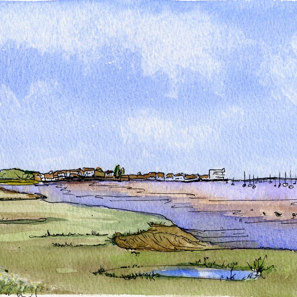 Essex – Burnham-on-Crouch from the Marina 04 DL Card