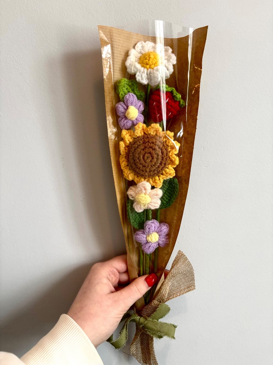 Handmade Crochet Bouquet