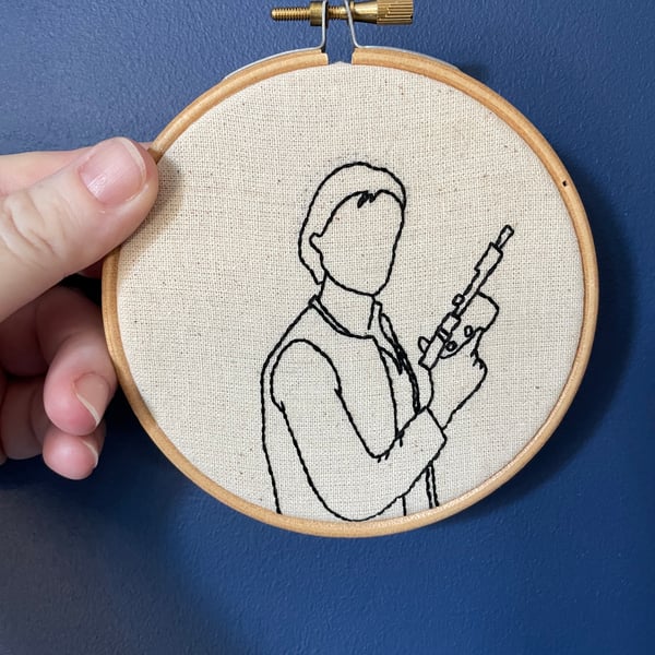 Star Wars Han Solo embroidery hoop