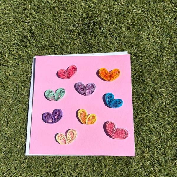 Handmade Quilled Card