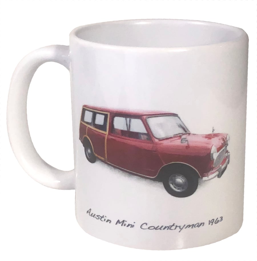 Mini Austin Countryman 1963 - 11oz Ceramic Mug for the Enthusiast