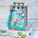 A7 Pocket Notebook with Cherry Blossom Covers