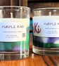 Purple Rain soy wax candle in a glass & in a Love & Light box