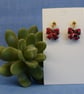 Bow Stud Dangle Earrings - Image 7