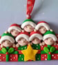 Personalised Family Christmas Tree Ornamnet - Image 1