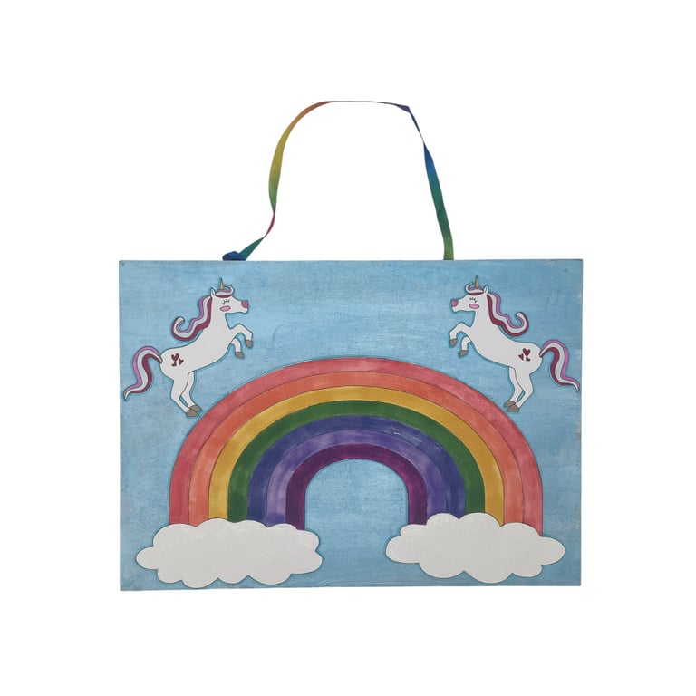 Rainbow & Unicorn Wall Art