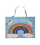 Rainbow & Unicorn Wall Art