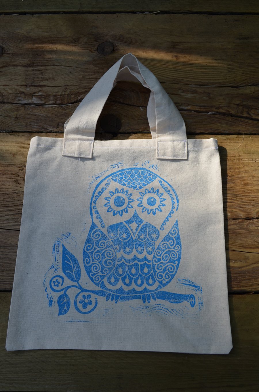 Owl print bag