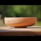 Hand turned maple wooden bowl - small decorative bowl for the home