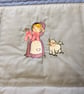 Nursery Rhyme Quilt. Eye-spy, Toddler bed cover, Play mat, Travel Cot, Camping. - Image 10