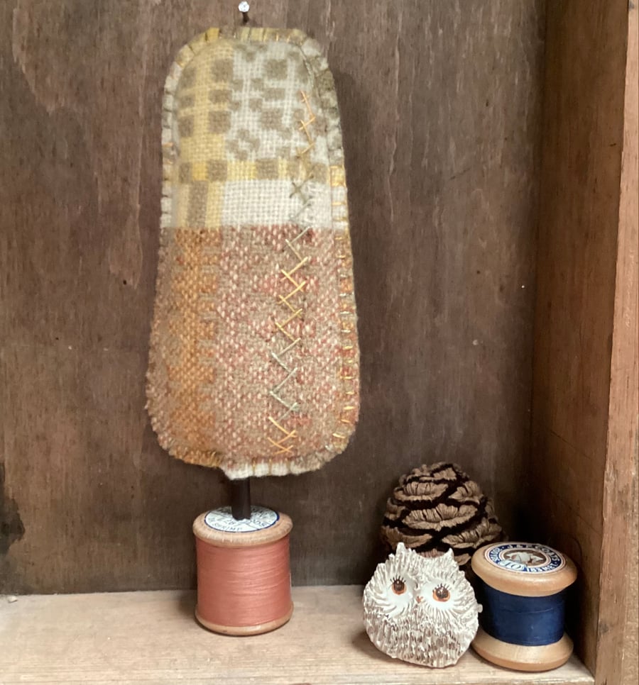 Vintage Welsh wool tall tree