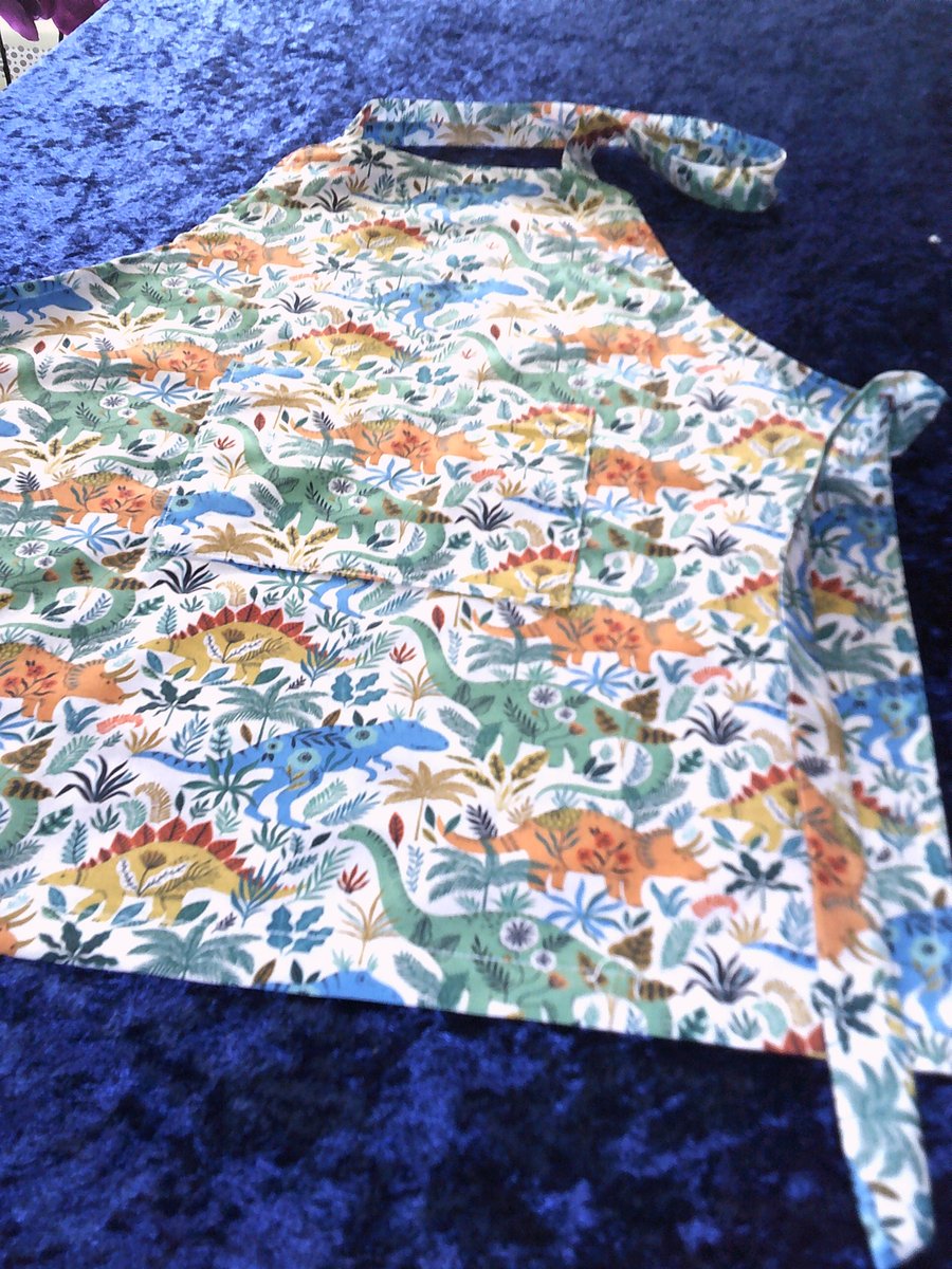 Dinosaurs & Foliage Childs Apron