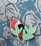 Bullfinch Hard Enamel Lapel Pin - Image 3
