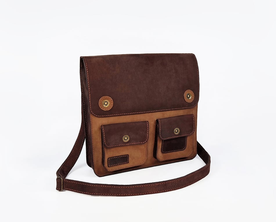 Leather Convertible Bag Backpack, Laptop Crossbody Messenger, Top Handle Satchel