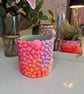 Large Pink & Coral Seashell Planter with Inbuilt Drainage – Coastal Décor - Image 2