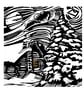 Dear Santa. A lino-cut print of Christmas letters. - Image 1