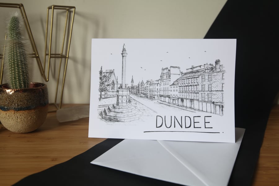 Dundee Skyline Greetings Card