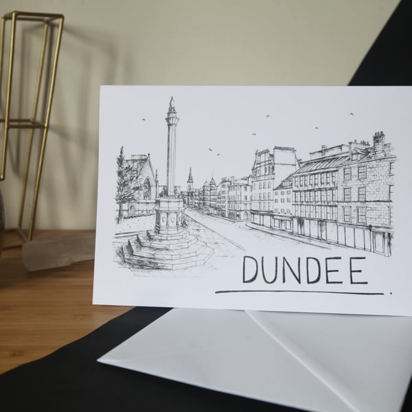 Dundee Skyline Greetings Card