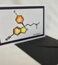 Citalopram SSRI greetings card