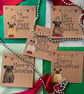 Christmas pugs- figgy pudding 