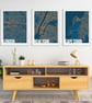 Maps Of the USA and Canada Giclee Fine Art Print, Wall Art Print, Street Print - Image 10