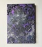 Phantom Flora - Abstract Acrylic Floral Shimmer Painting - Image 1
