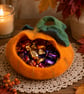 Handmade Felted Wool Pumpkin Bowl – Decorative Treat & Storage Basket - Image 4