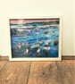 Original Lake Painting, Waterlily Pond, Ready Framed, Acrylics on Canvas Board - Image 3