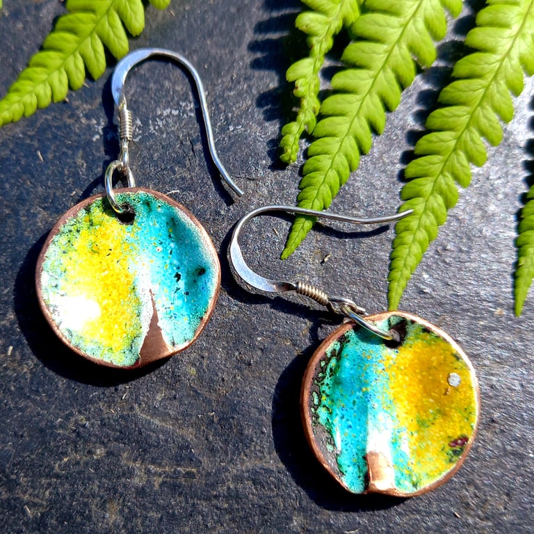 Yellow & Green earrings