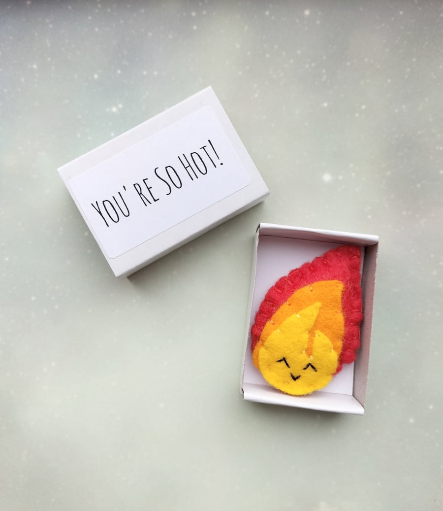 Cute Boyfriend Gifts, You're So Hot Matchbox, H... Folksy