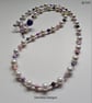 Designer Agate & White Shell Pearl Necklace  - Image 6