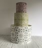 Hand Printed Linen Lampshade in Chartreuse Green - Image 6