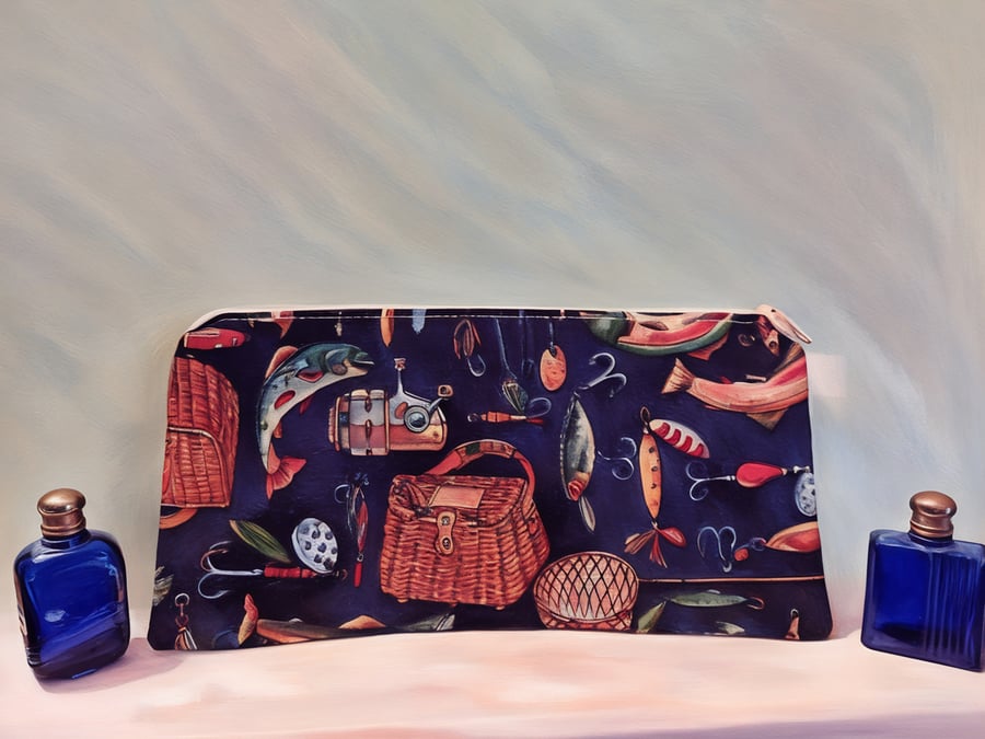Fishing Pencil Case or Small Bag 