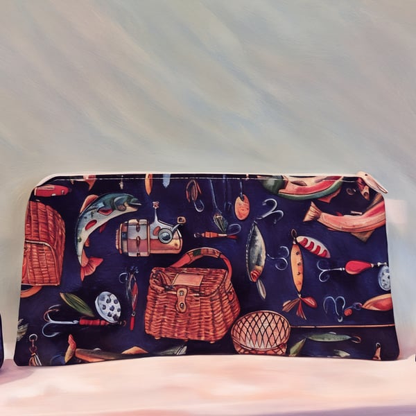 Fishing Pencil Case or Small Bag 