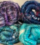 4 mini art batts - 100g total