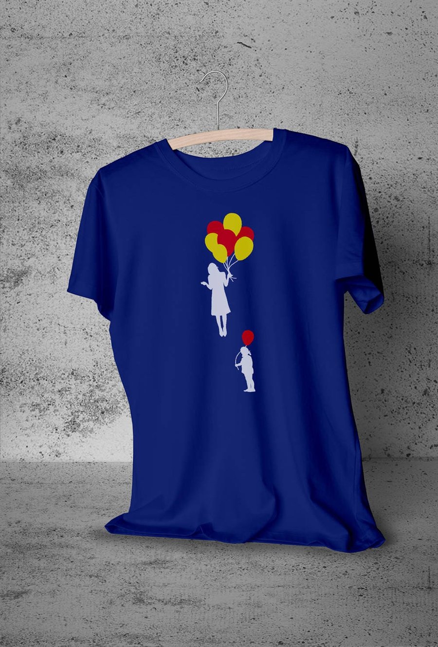 Mens funny tshirt. Where are you going?- T-Shirt. Balloons, party top