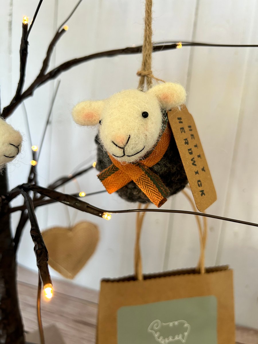 Hetty Herdwick Sheep Bauble 