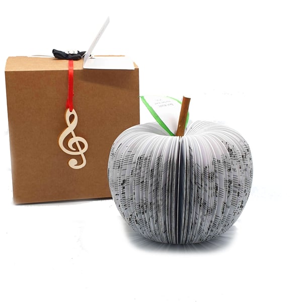Sheet Music apple - Gift for teacher - Anniversary 