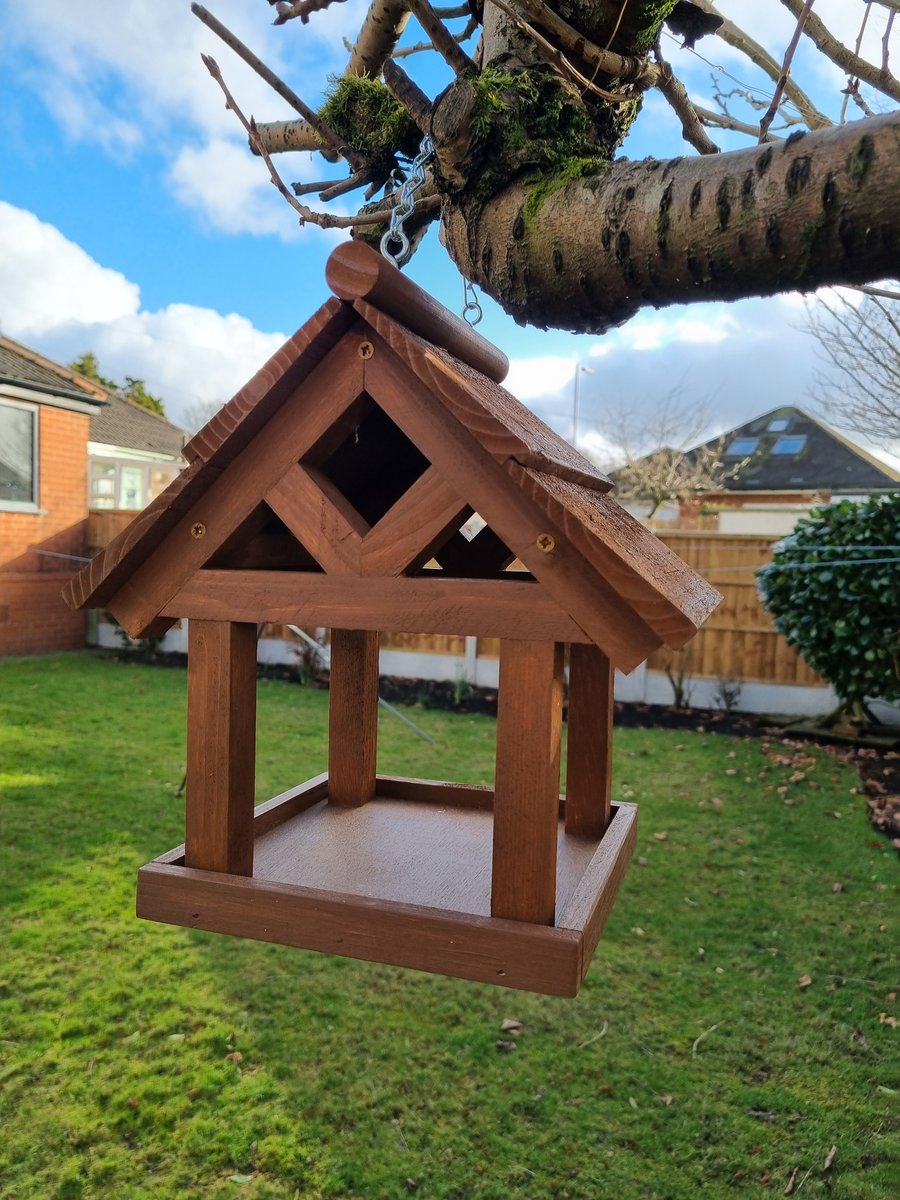 Hand made wooden Bird Table 