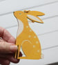 Hare Wooden Hanging Decoration - Image 4