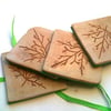 Leaf Coasters - set of 4