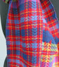 Red tartan scarf - Image 5
