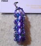 Brickwork-pattern bead earrings (customisable) - Image 1