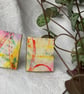 Rainbow Rain, Stainless steel post earrings  - Image 2