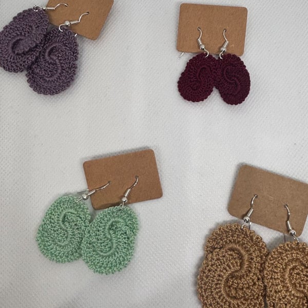 'Boho breeze' crochet earrings