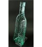Handmade Fused Glass Recycled Wine Bottle Spiral Pattern Dish - Slumped Bottle - Image 7