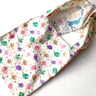 BIRDS & RABBITS theme, multicoloured, medium lined shoulder bag